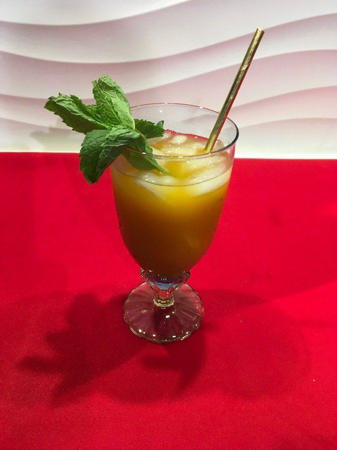 Spiked Mango Iced Tea
